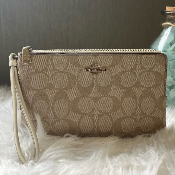 Coach Handbags - Coach CC dual pouch wristlet